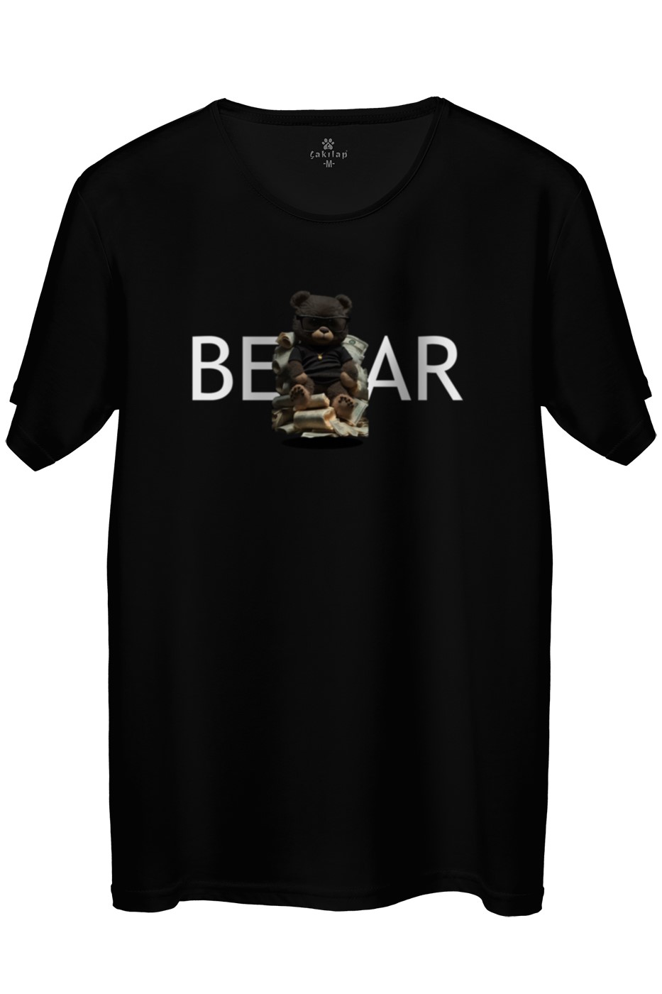 Ayıcık Baskılı Regular Tişört