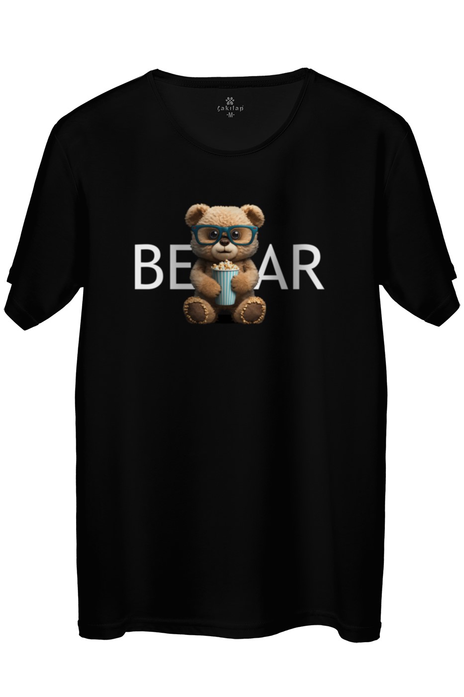 Ayıcık Baskılı Regular Tişört