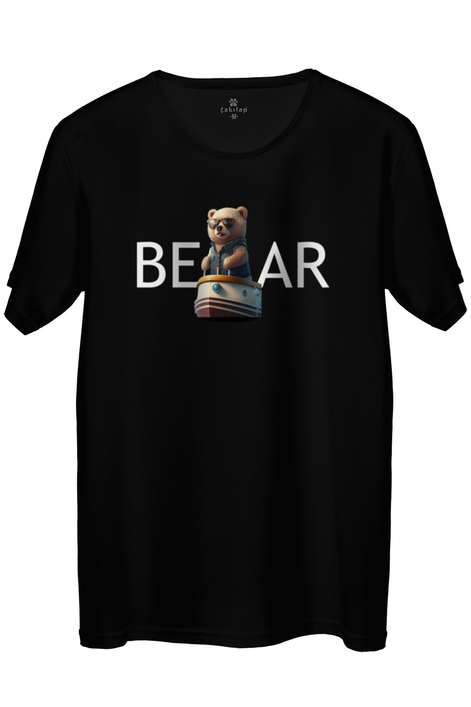 Ayıcık Baskılı Regular Tişört