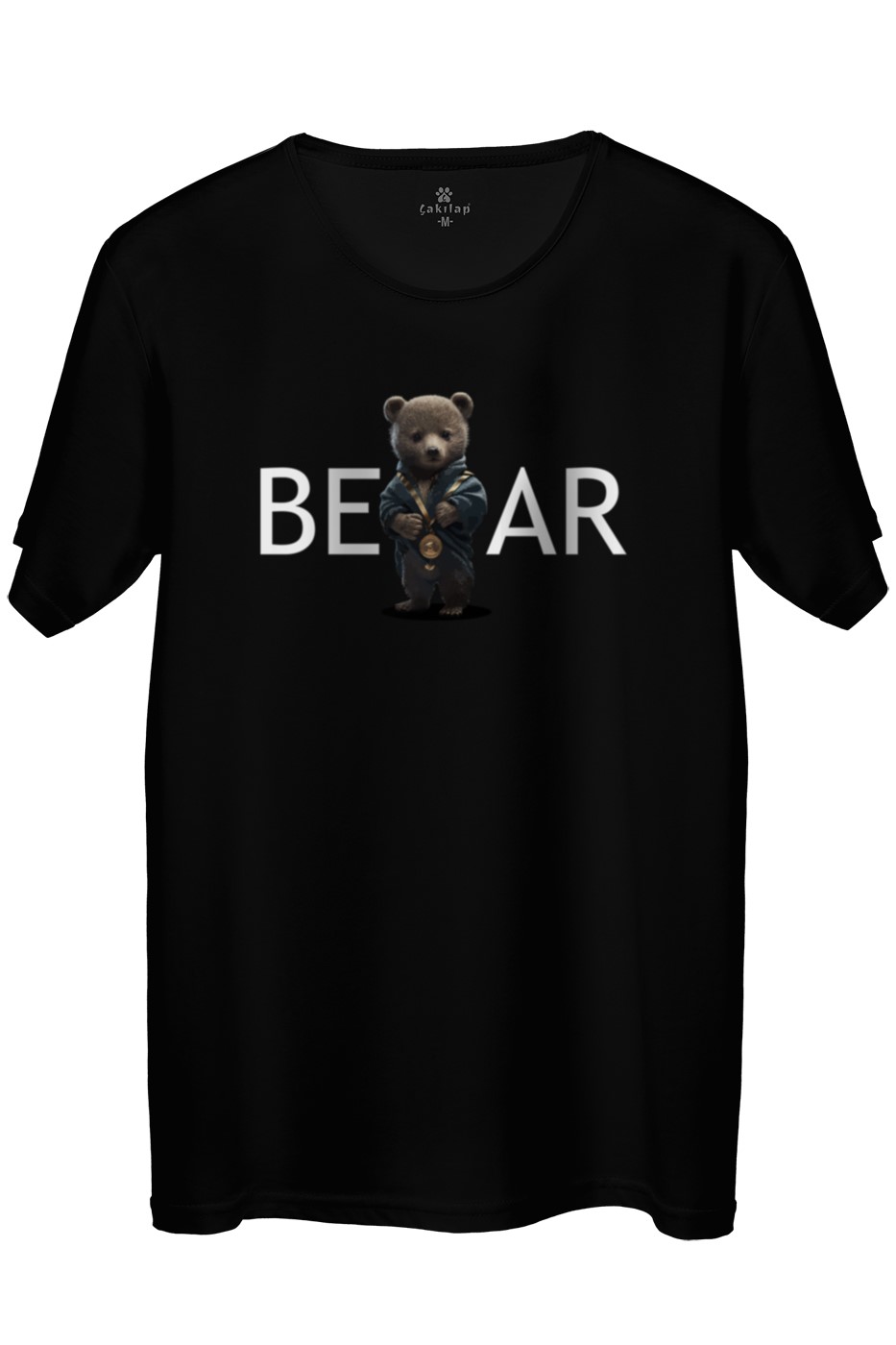 Ayıcık Baskılı Regular Tişört