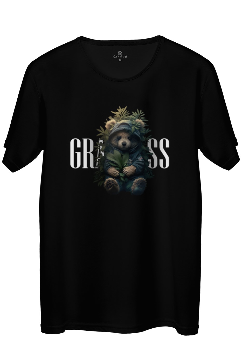 Ayıcık Baskılı Regular Tişört