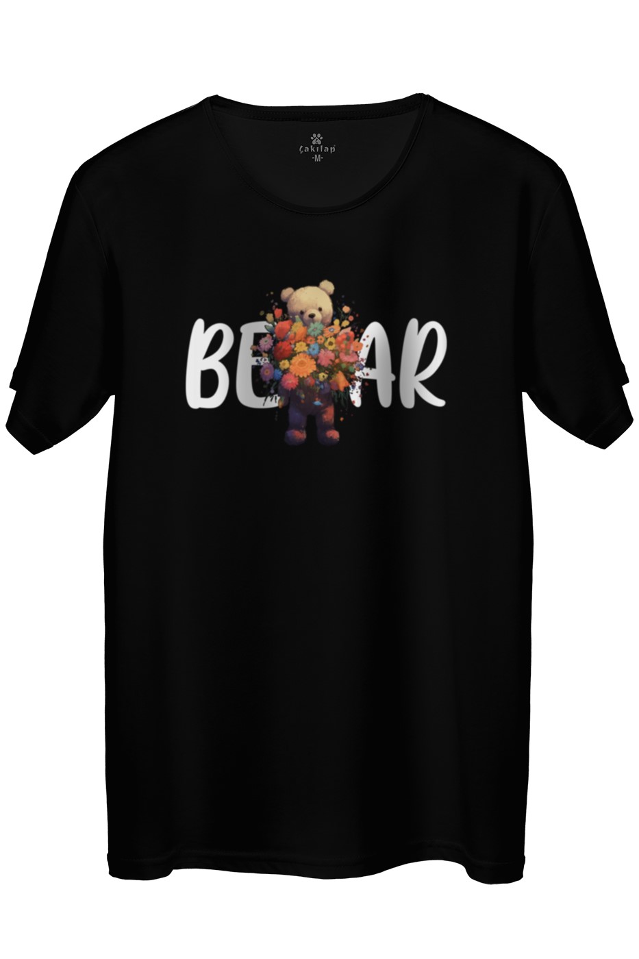 Ayıcık Baskılı Regular Tişört