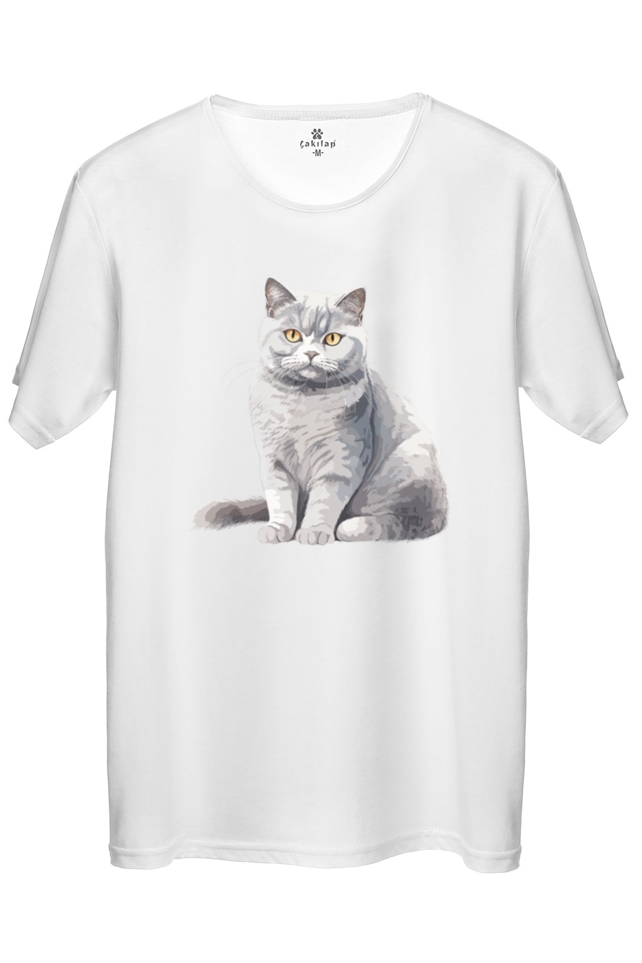 Kedi Baskılı Regular Tişört