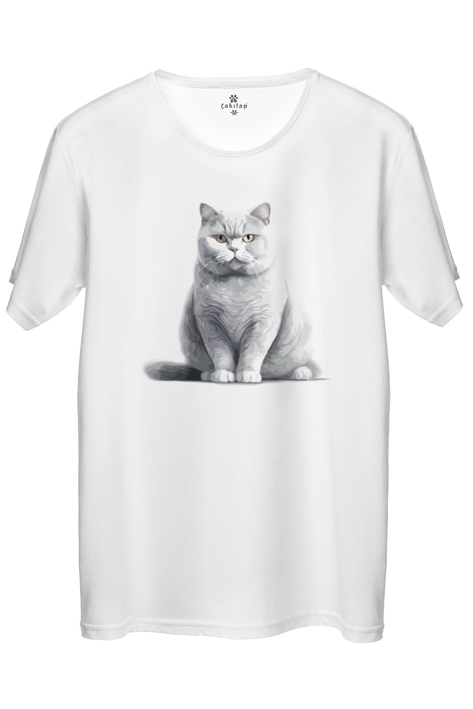 Kedi Baskılı Regular Tişört
