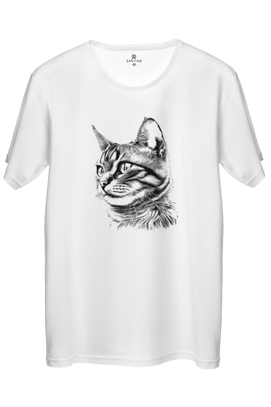 Kedi Baskılı Regular Tişört
