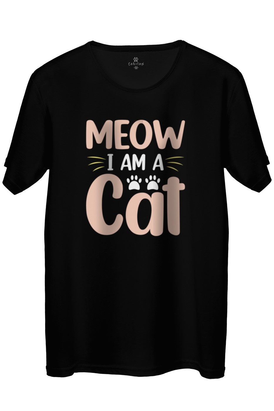 Kedi Baskılı Regular Tişört