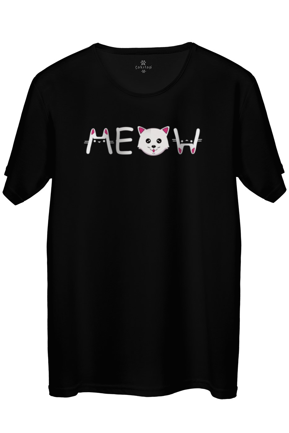 Kedi Baskılı Regular Tişört