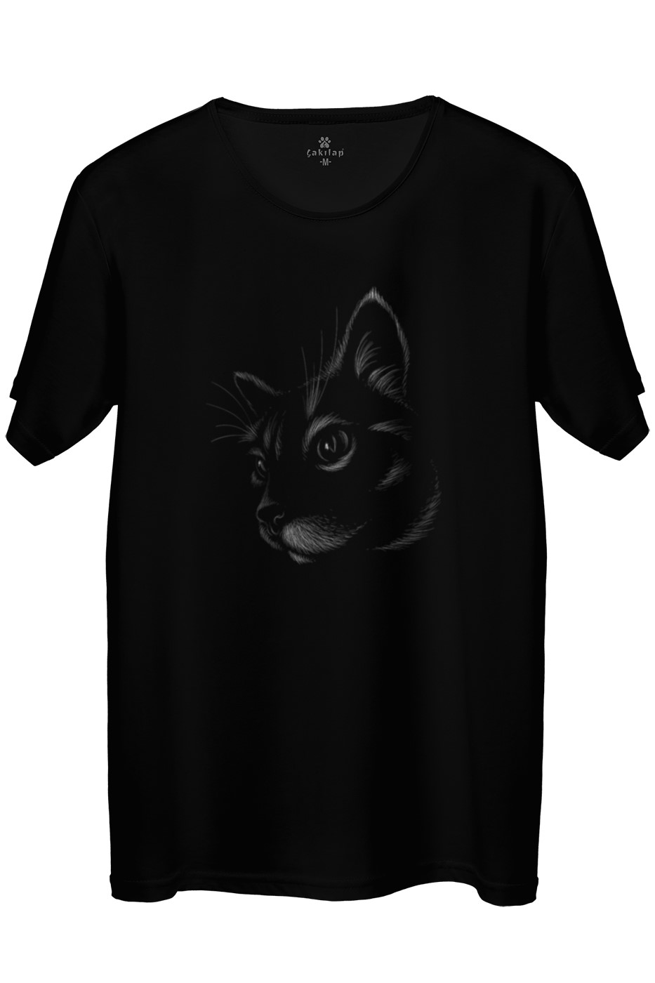 Kedi Baskılı Regular Tişört