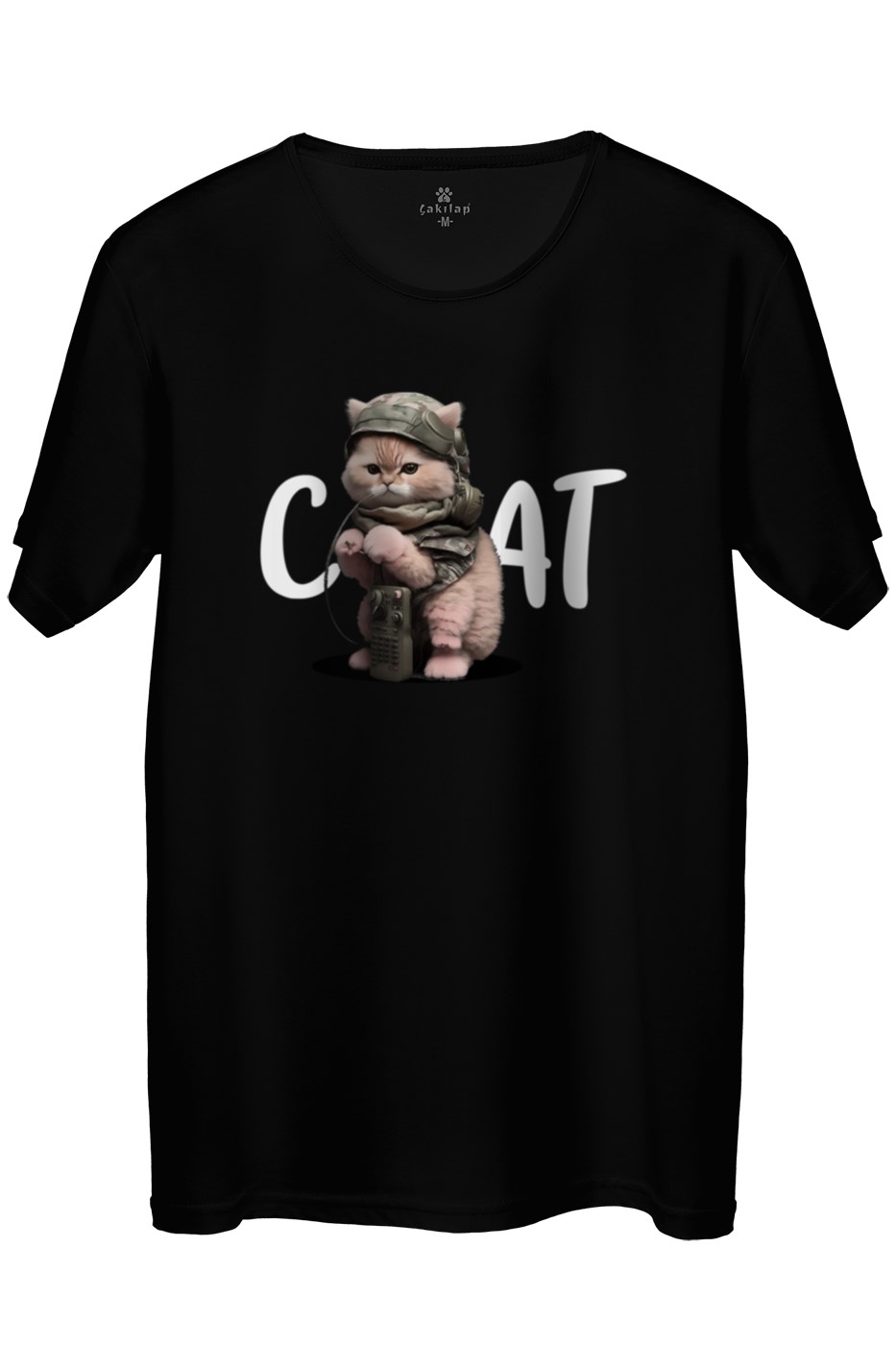 Kedi Baskılı Regular Tişört