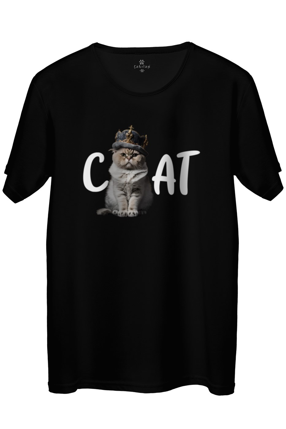 Kedi Baskılı Regular Tişört