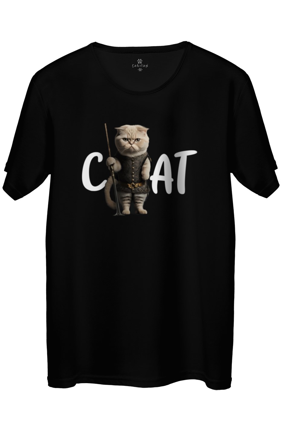 Kedi Baskılı Regular Tişört