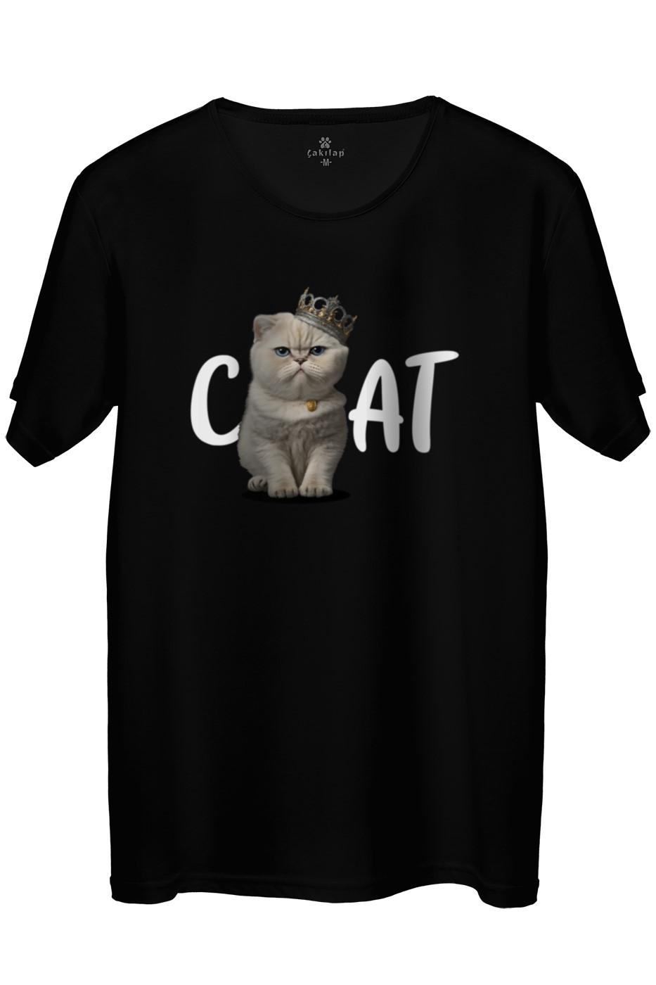 Kedi Baskılı Regular Tişört
