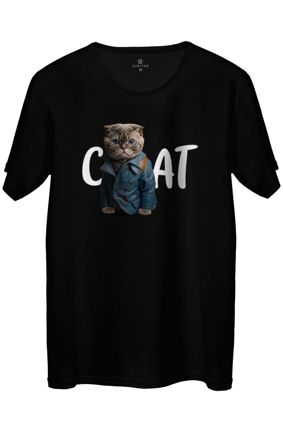 Kedi Baskılı Regular Tişört