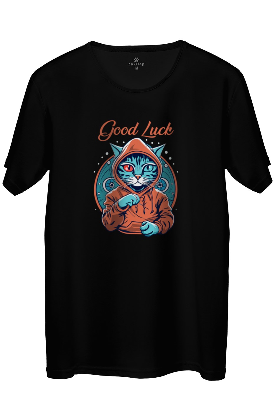 Kedi Baskılı Regular Tişört