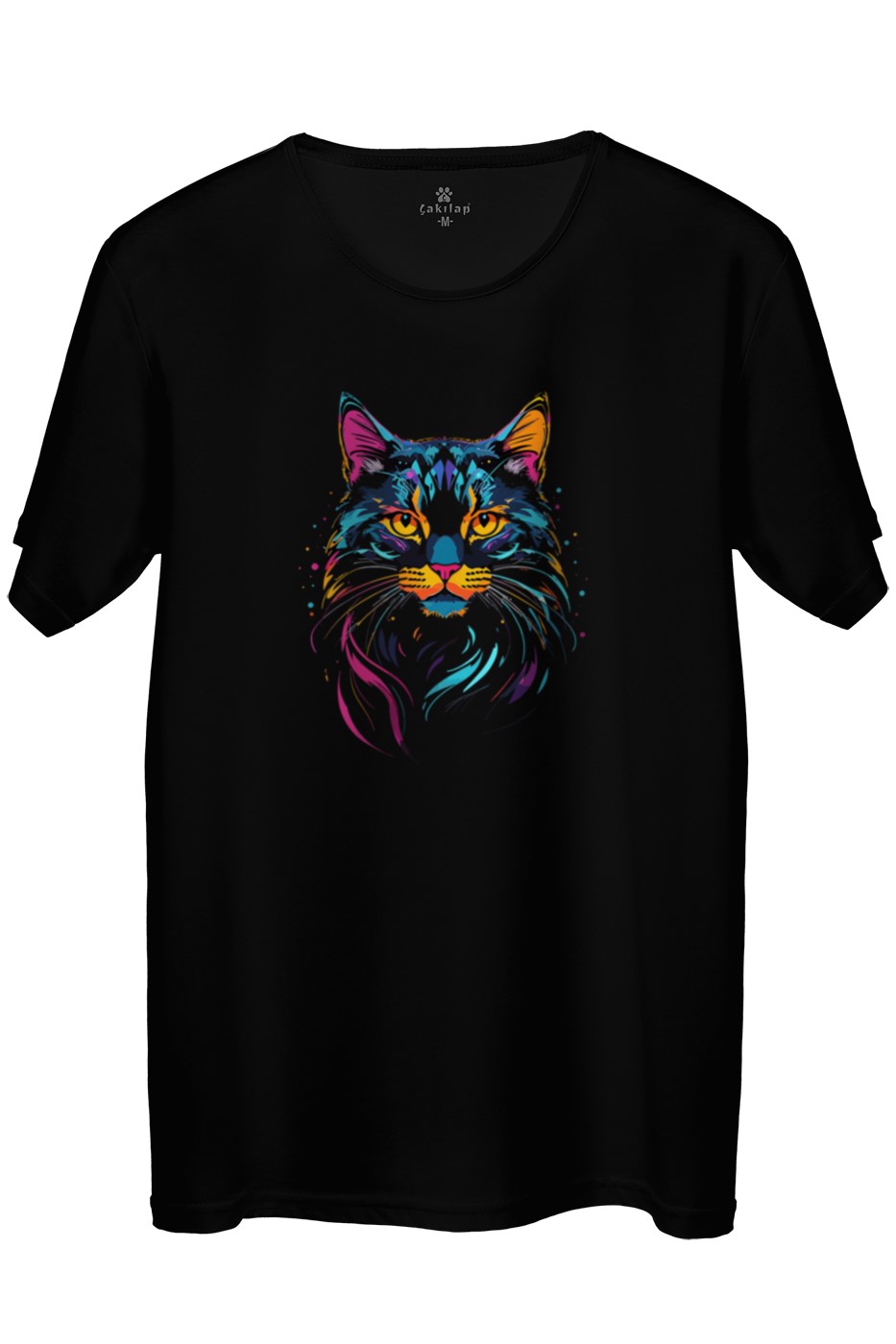 Kedi Baskılı Regular Tişört