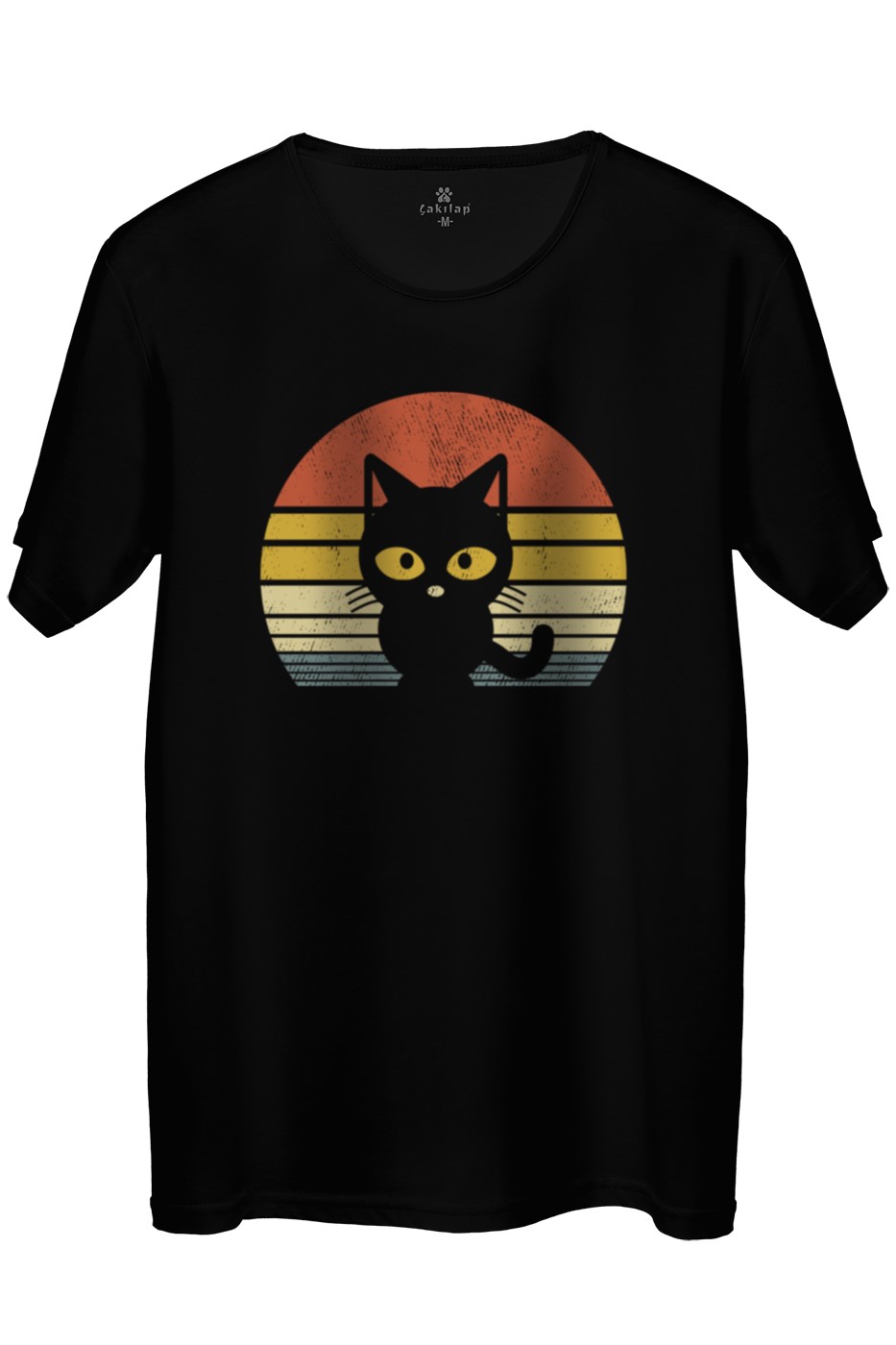 Kedi Baskılı Regular Tişört