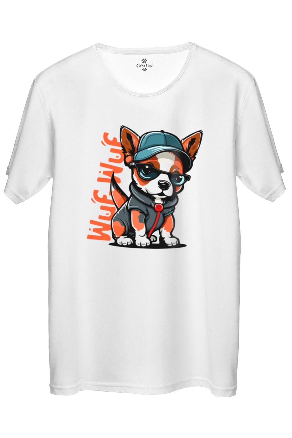 Köpek Baskılı Regular Tişört