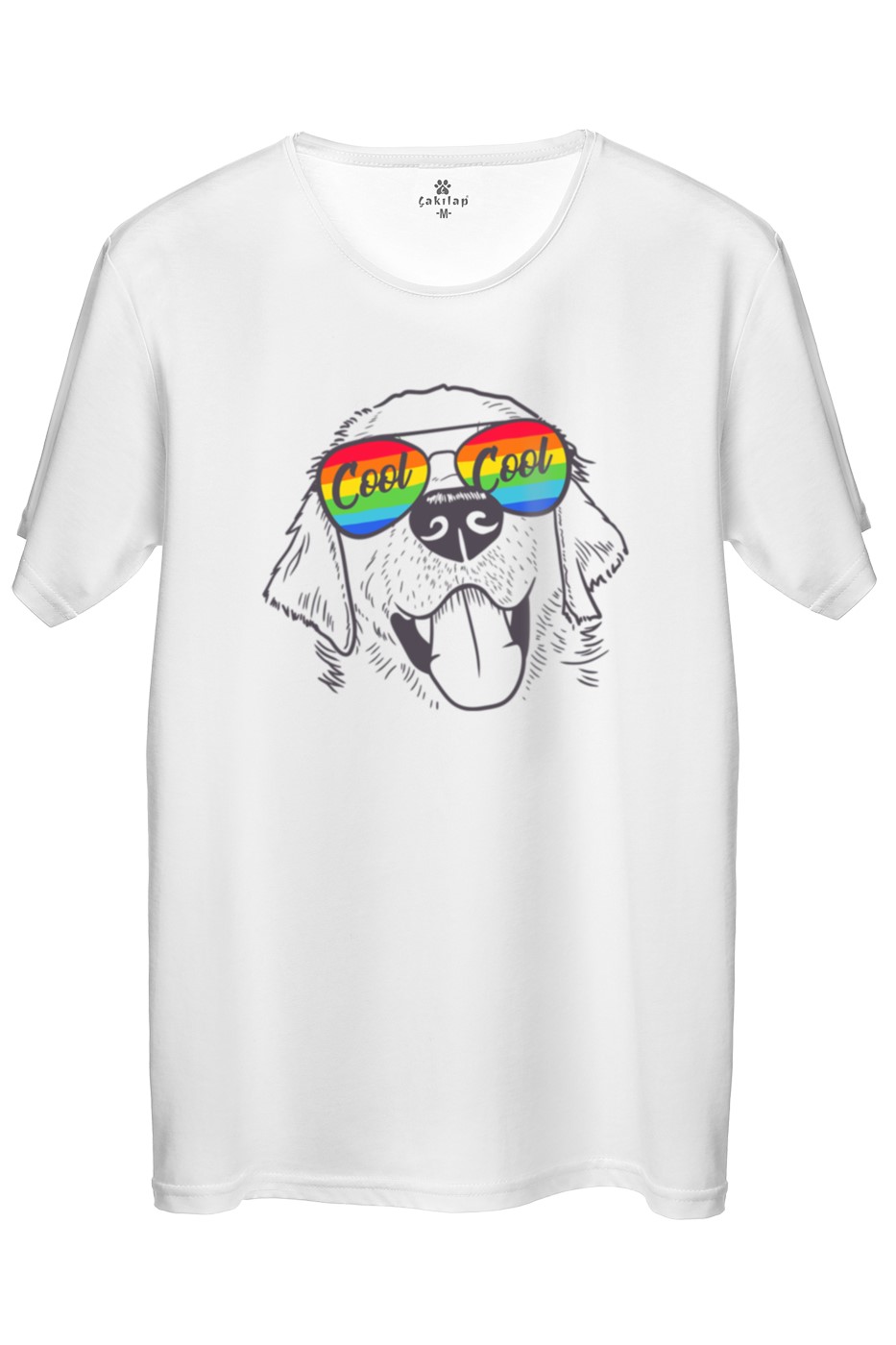 Köpek Baskılı Regular Tişört