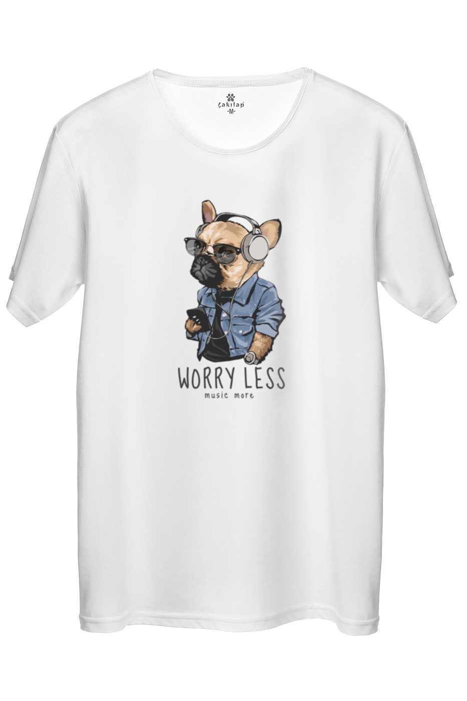 Köpek Baskılı Regular Tişört