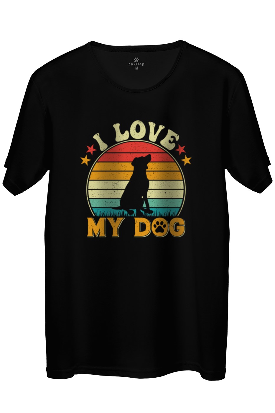 Köpek Baskılı Regular Tişört