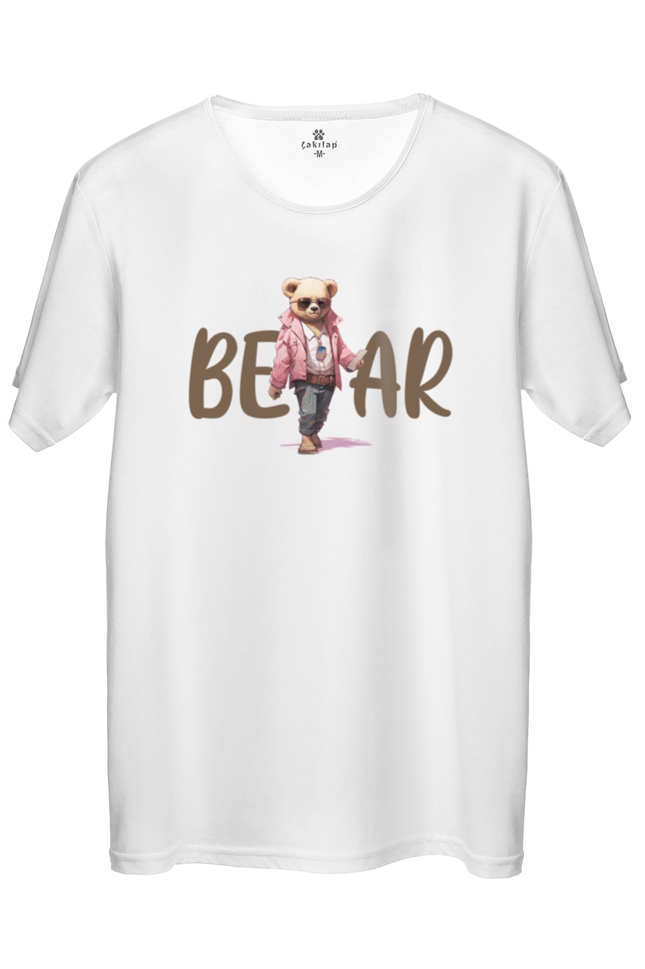 Ayıcık Baskılı Regular Tişört