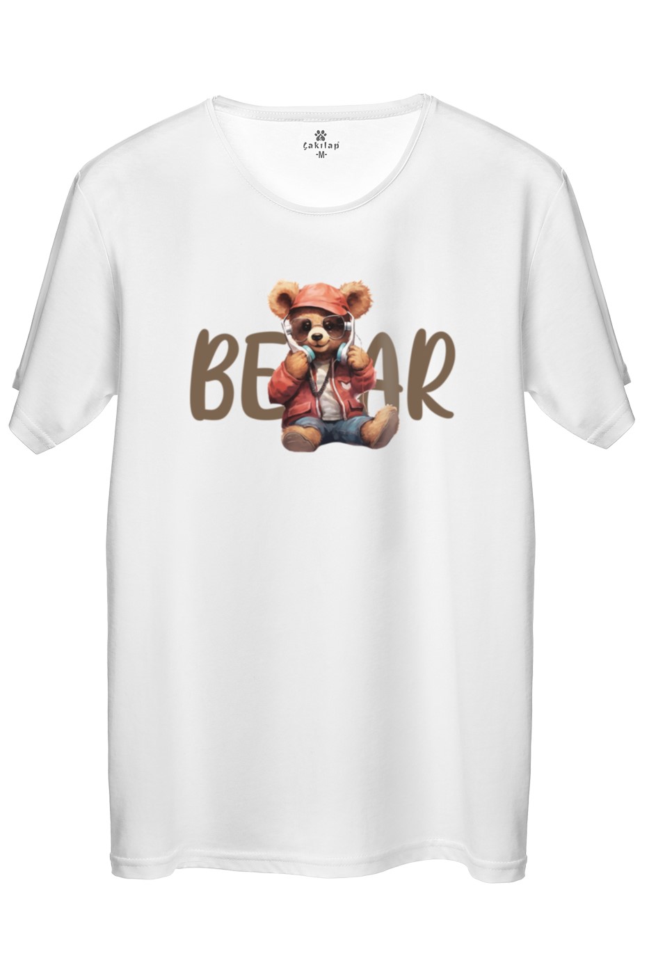 Ayıcık Baskılı Regular Tişört
