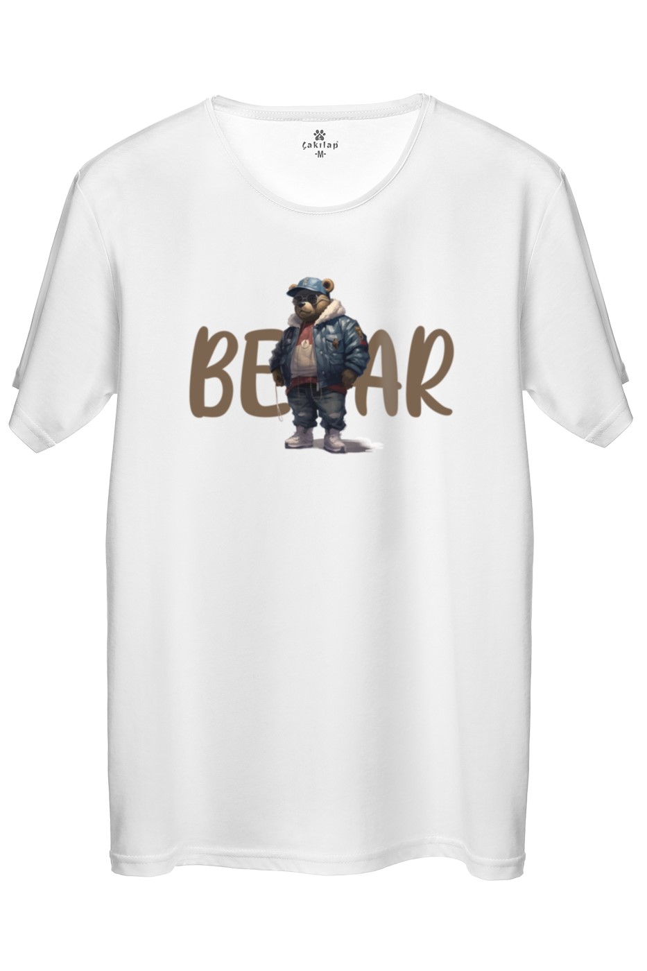 Ayıcık Baskılı Regular Tişört