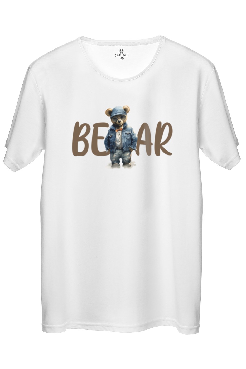 Ayıcık Baskılı Regular Tişört