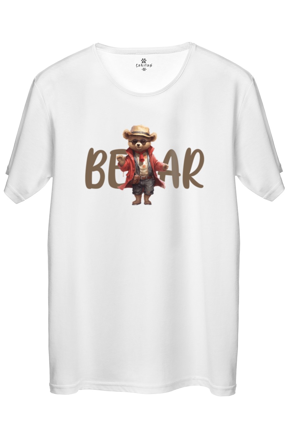 Ayıcık Baskılı Regular Tişört