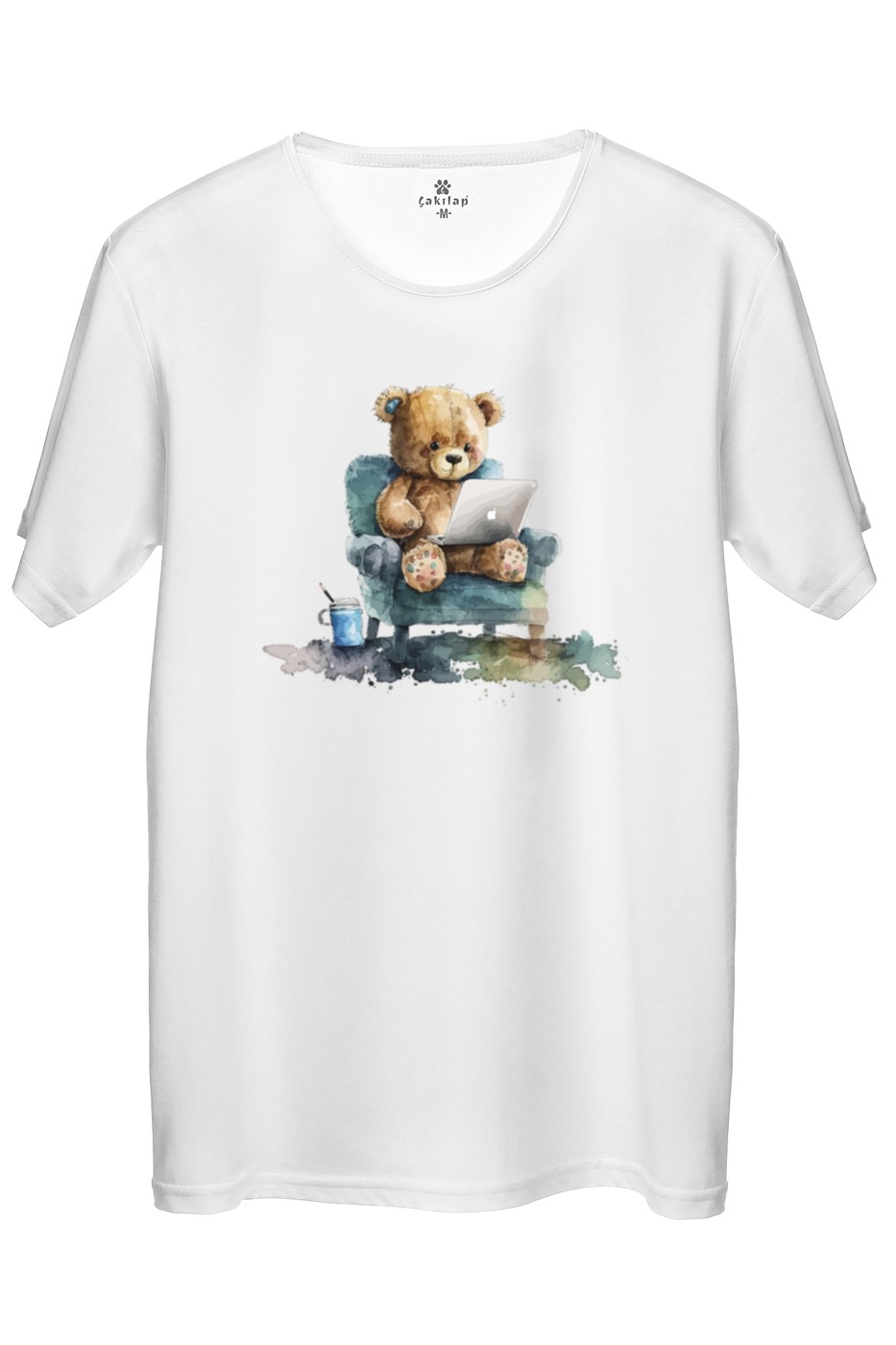 Ayıcık Baskılı Regular Tişört