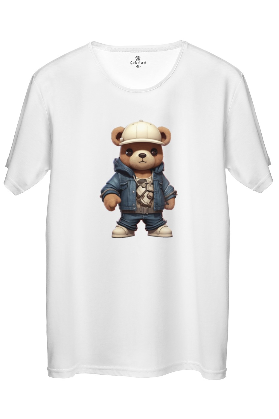 Ayıcık Baskılı Regular Tişört