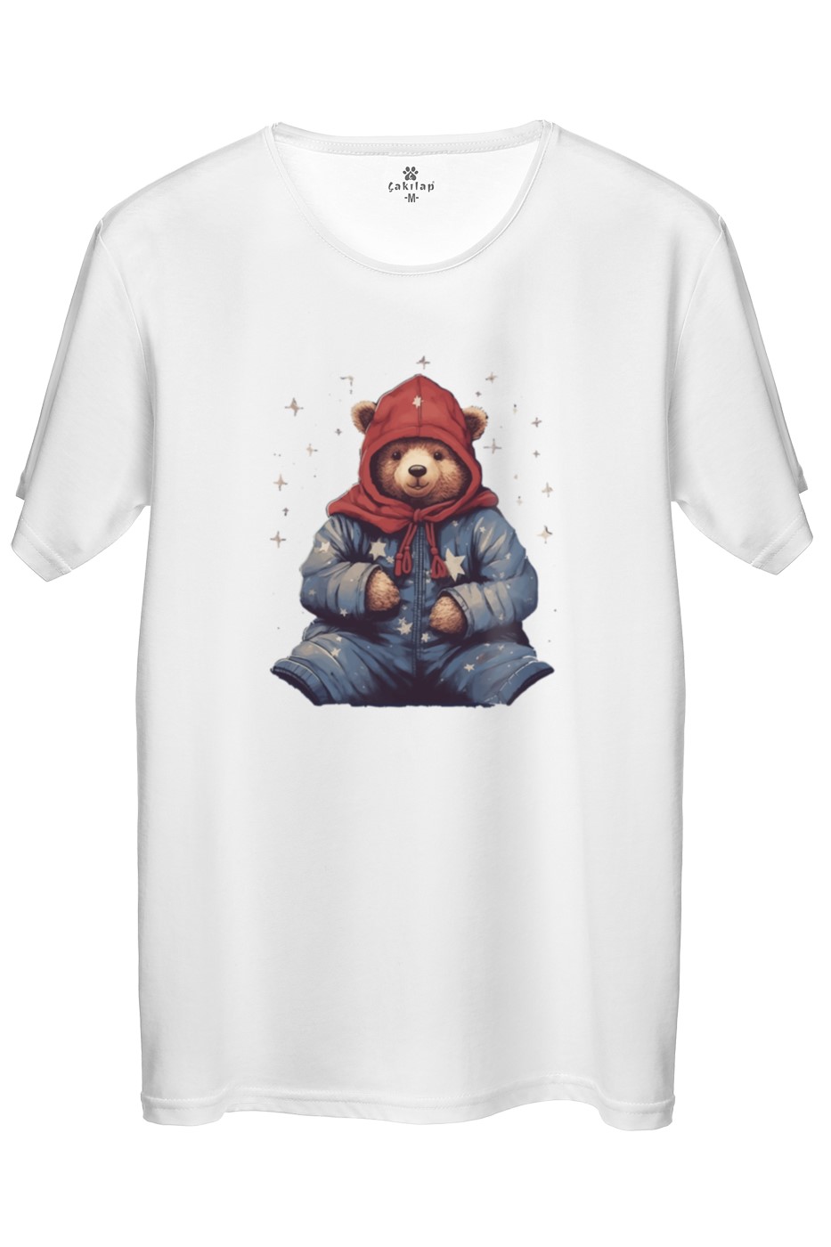 Ayıcık Baskılı Regular Tişört