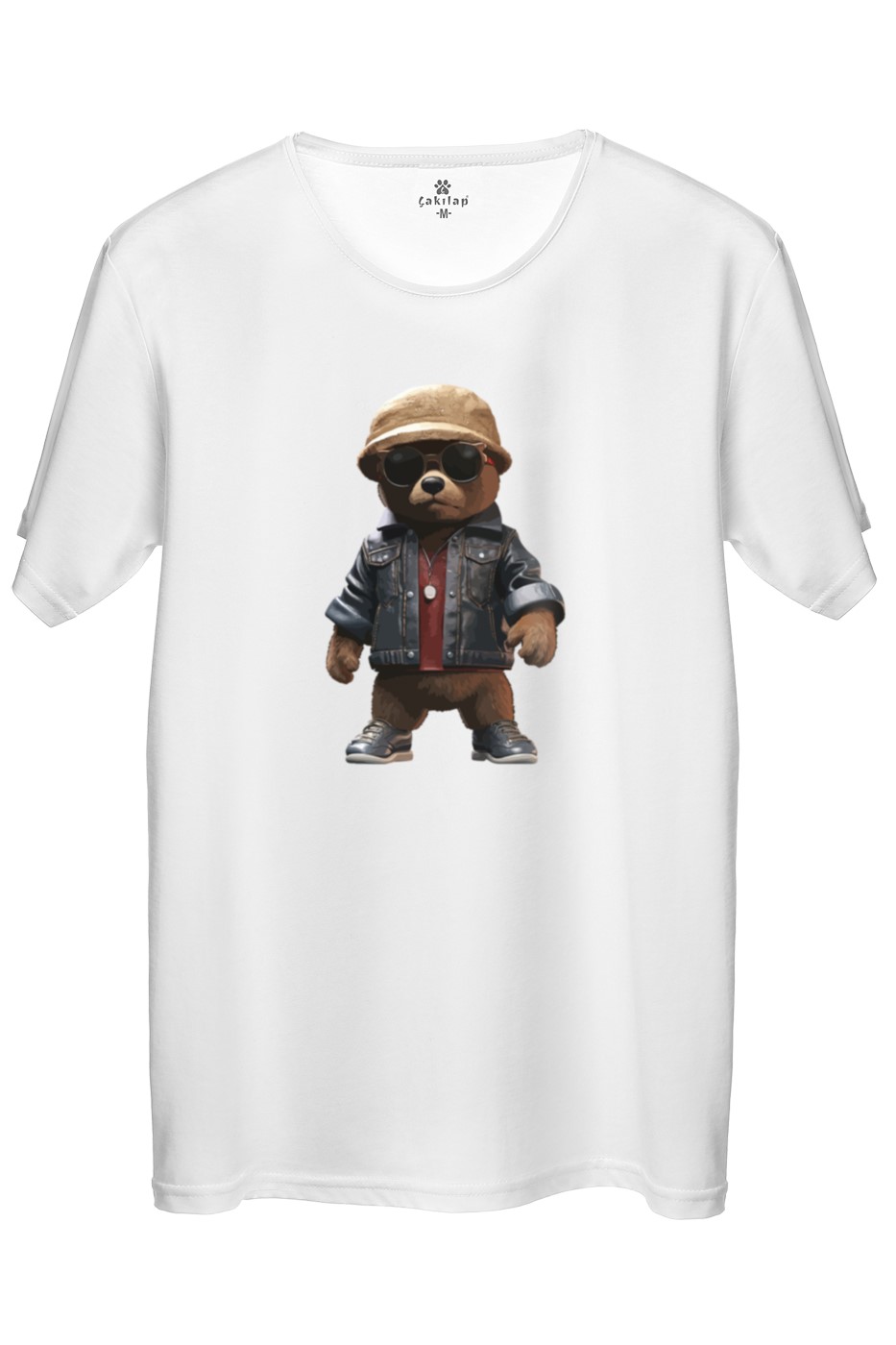 Ayıcık Baskılı Regular Tişört