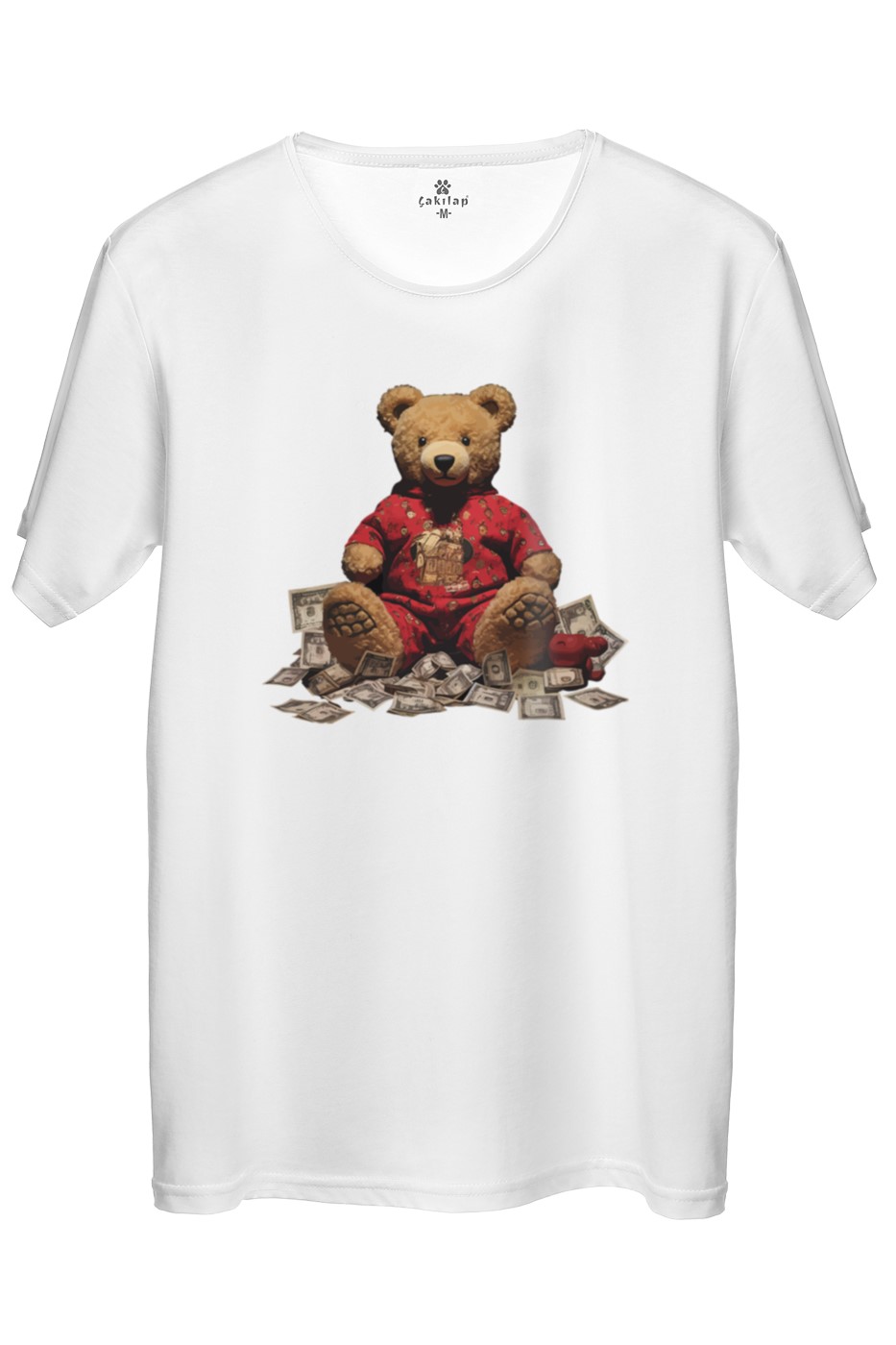 Ayıcık Baskılı Regular Tişört