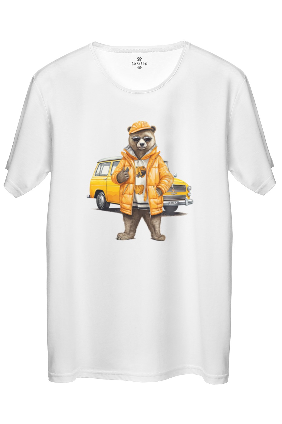 Ayıcık Baskılı Regular Tişört