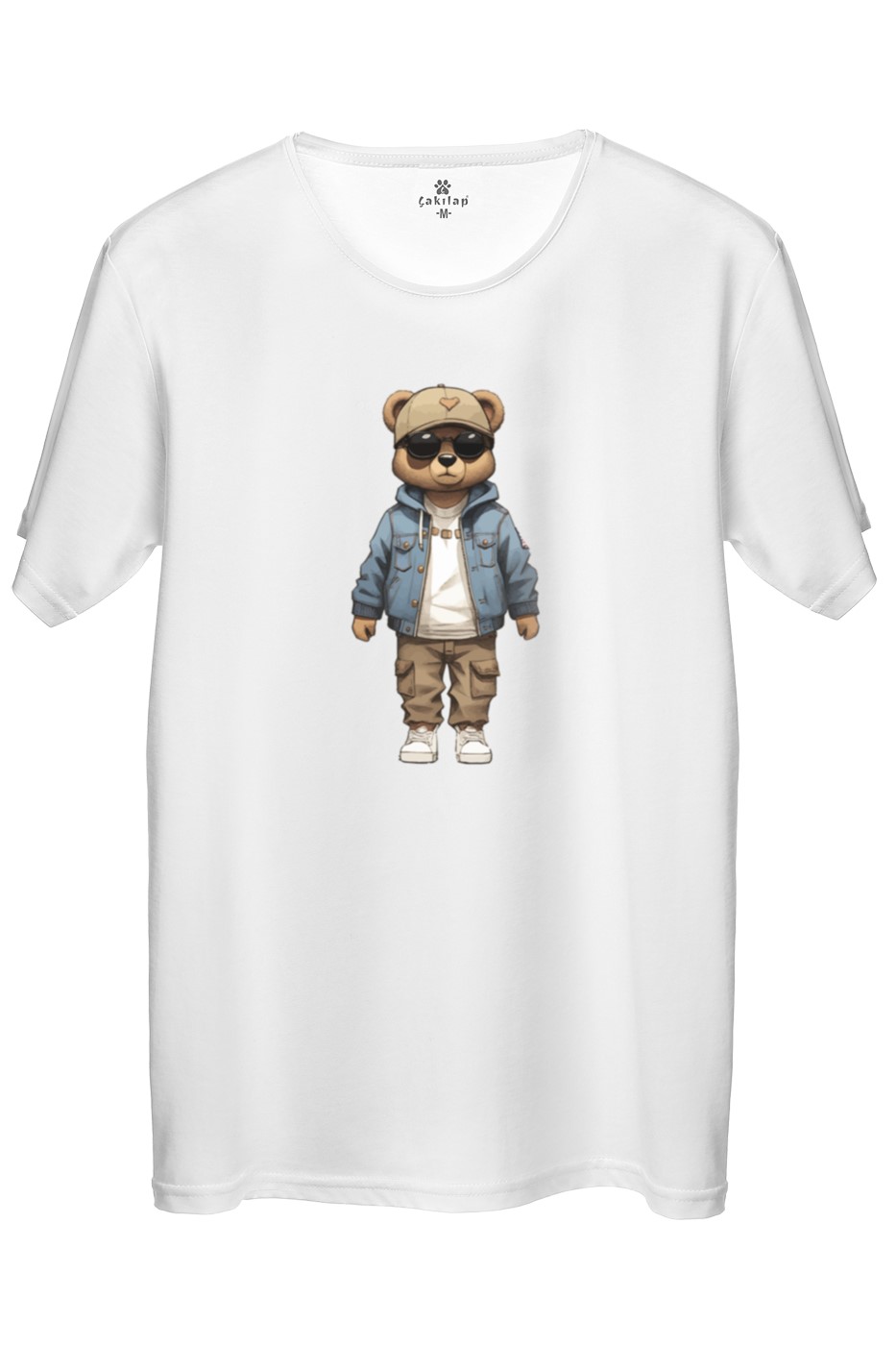 Ayıcık Baskılı Regular Tişört