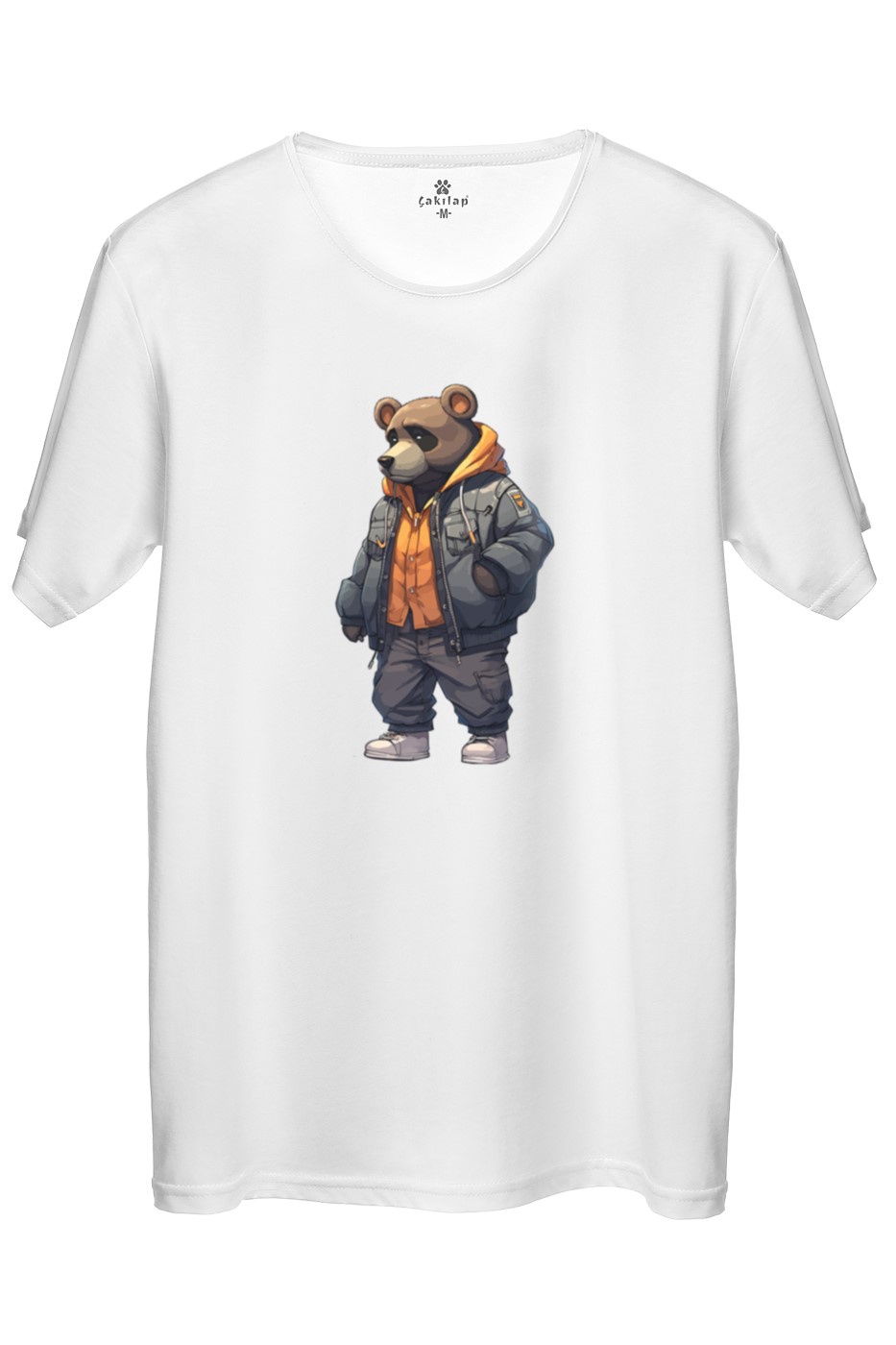 Ayıcık Baskılı Regular Tişört