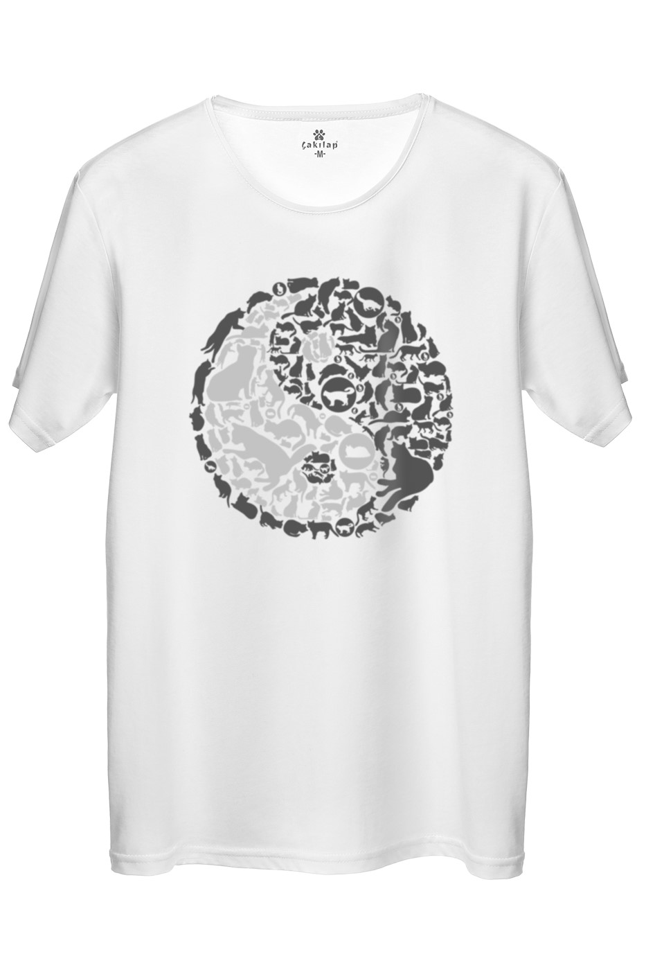 Kedi Baskılı Regular Tişört