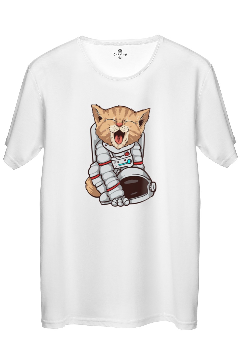 Kedi Baskılı Regular Tişört