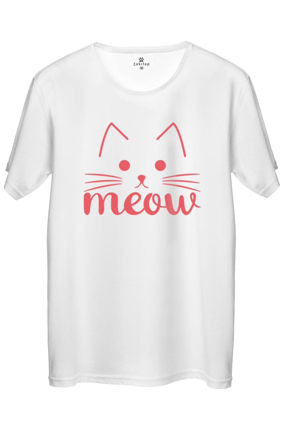Kedi Baskılı Regular Tişört