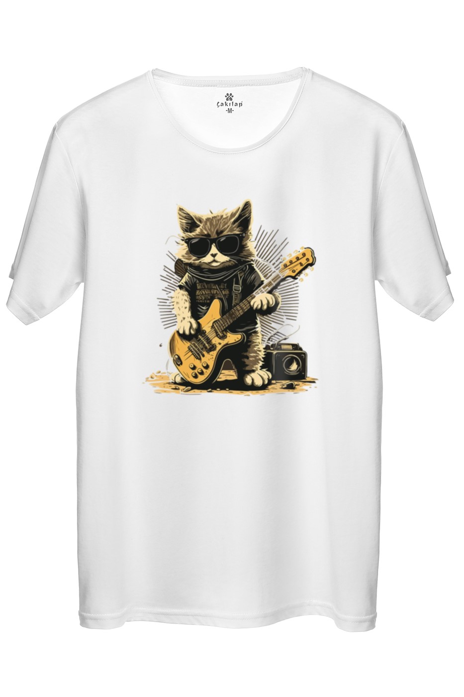 Kedi Baskılı Regular Tişört