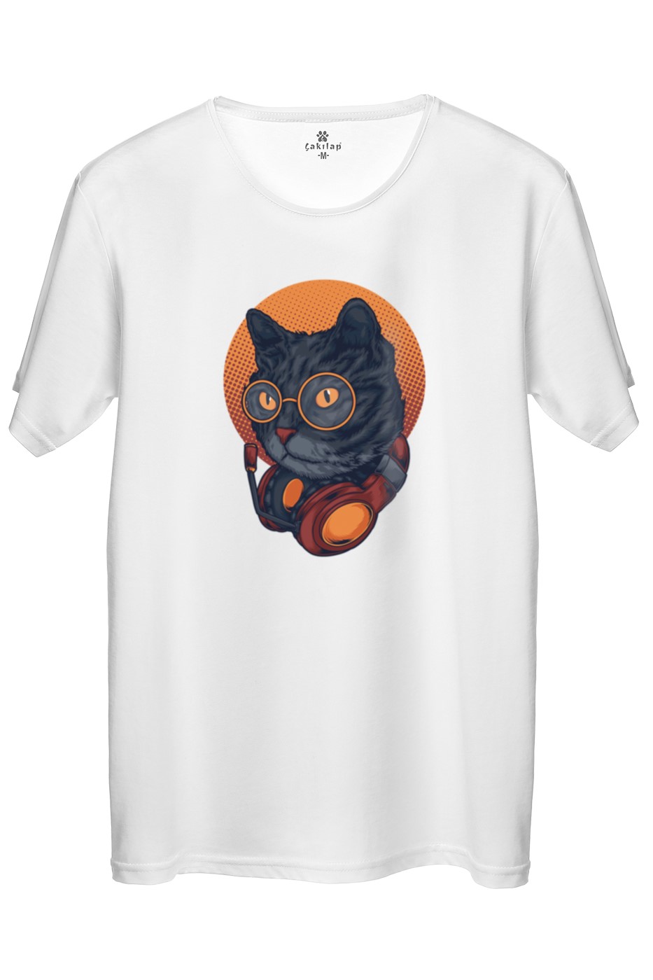 Kedi Baskılı Regular Tişört