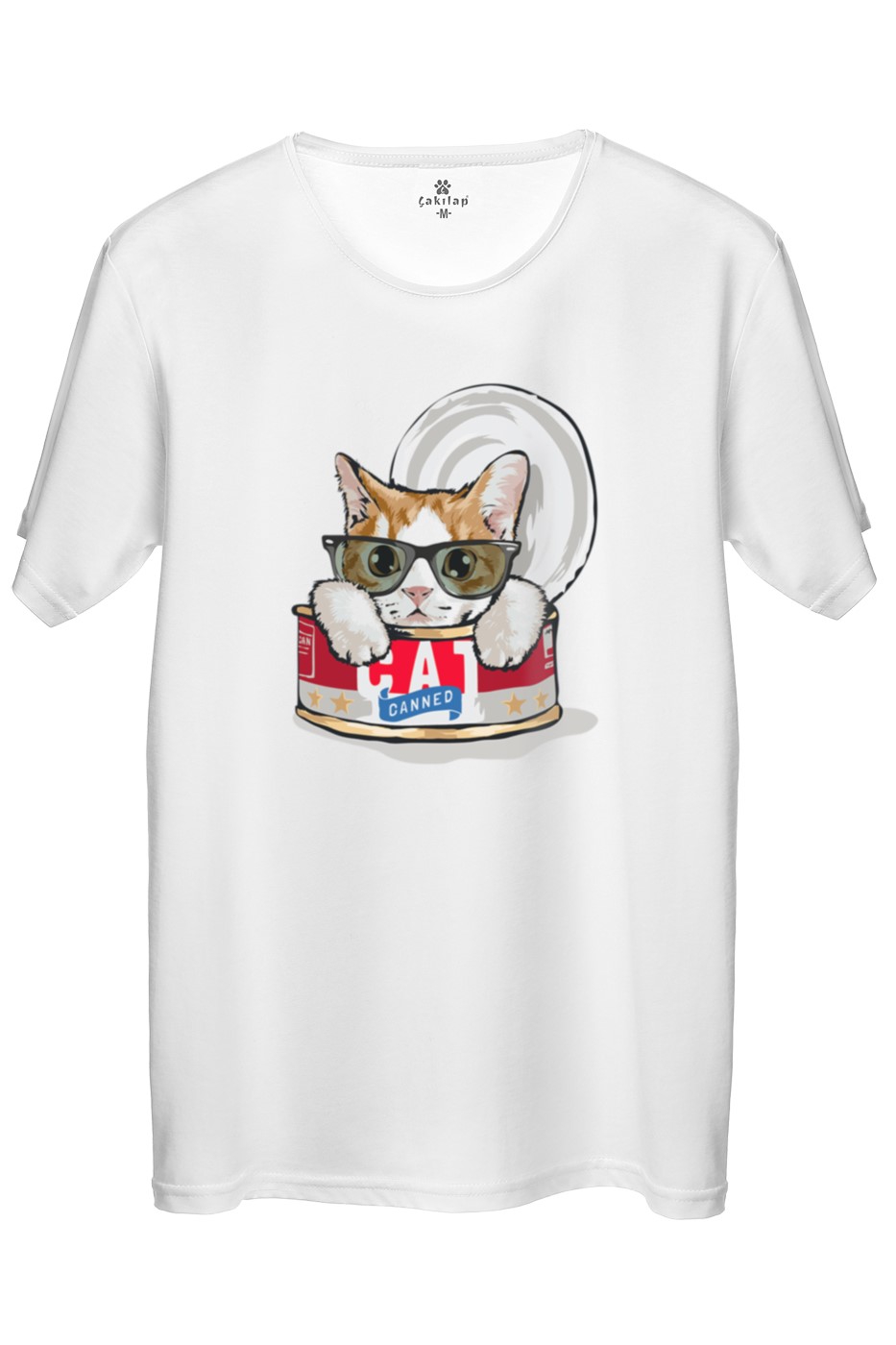 Kedi Baskılı Regular Tişört