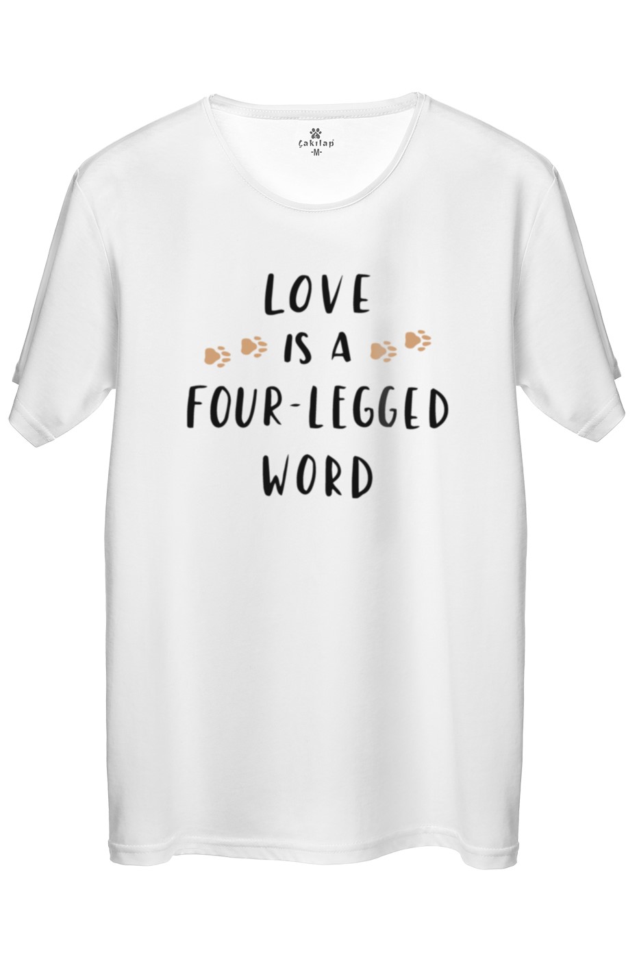 Köpek Baskılı Regular Tişört