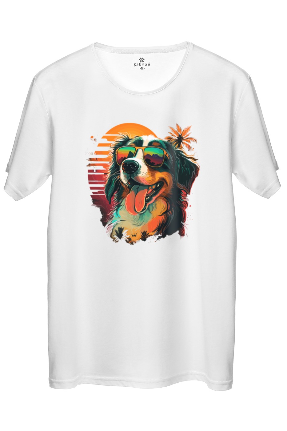 Köpek Baskılı Regular Tişört