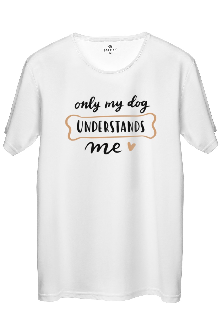 Köpek Baskılı Regular Tişört