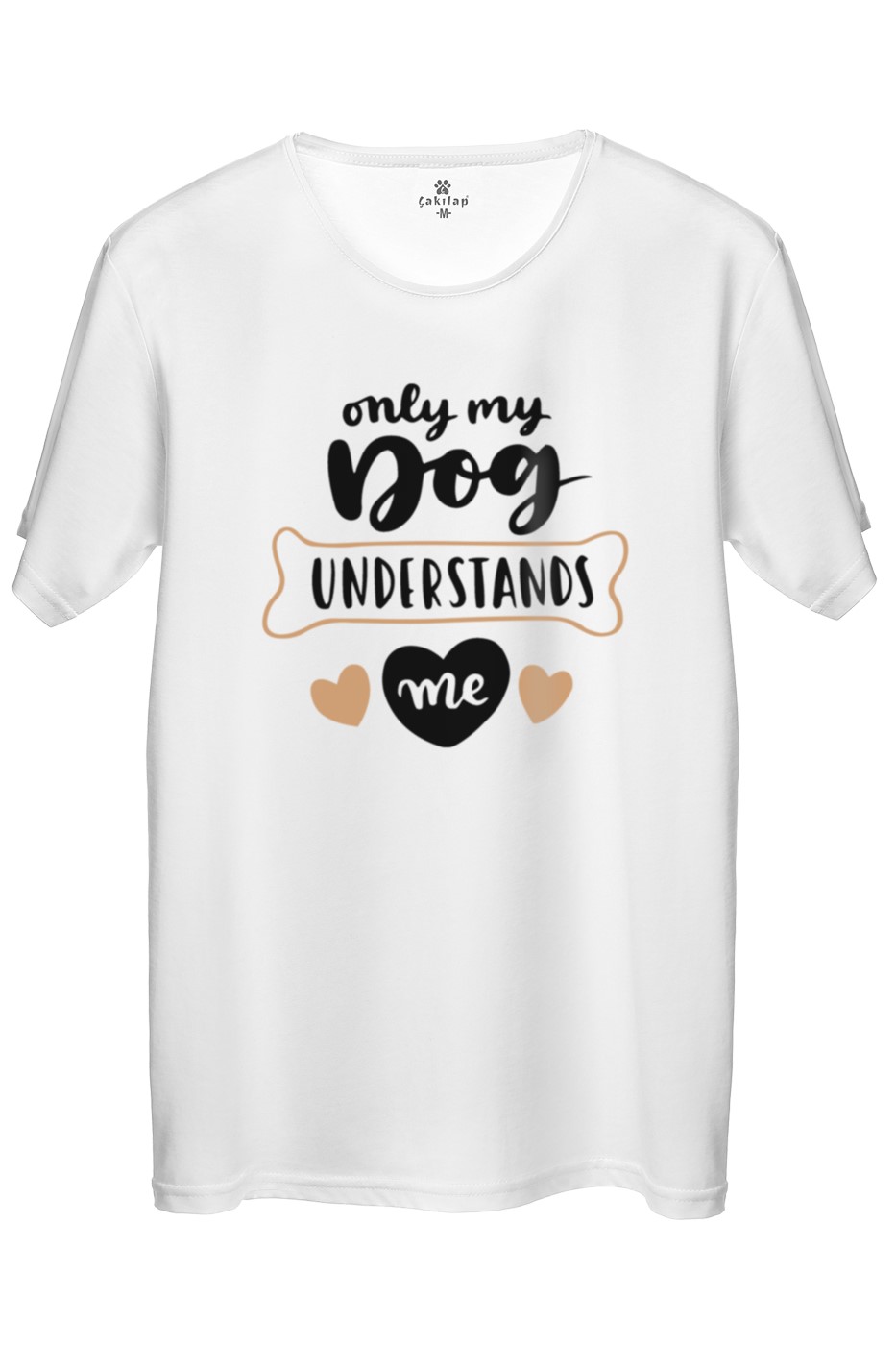 Köpek Baskılı Regular Tişört