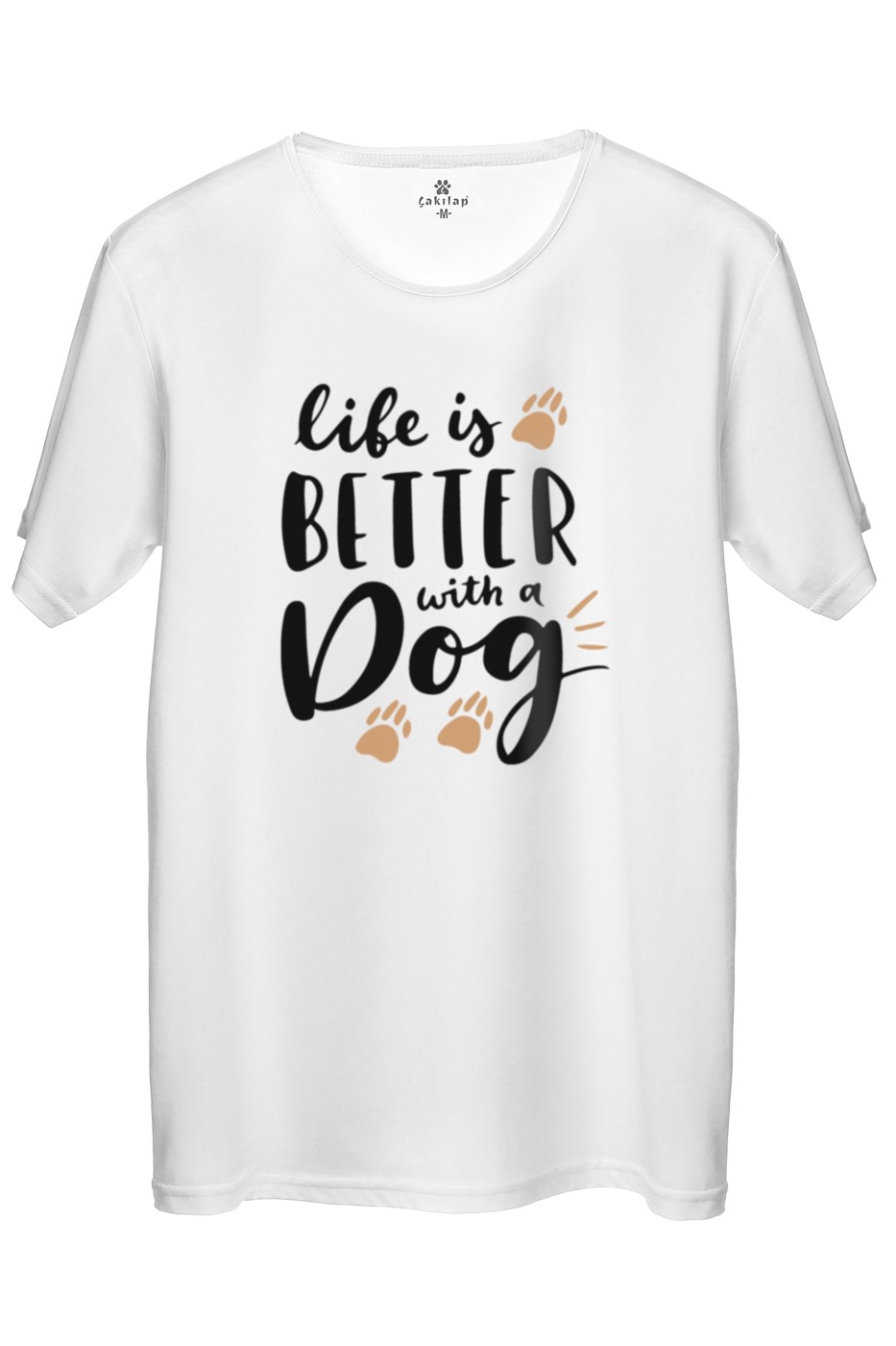 Köpek Baskılı Regular Tişört