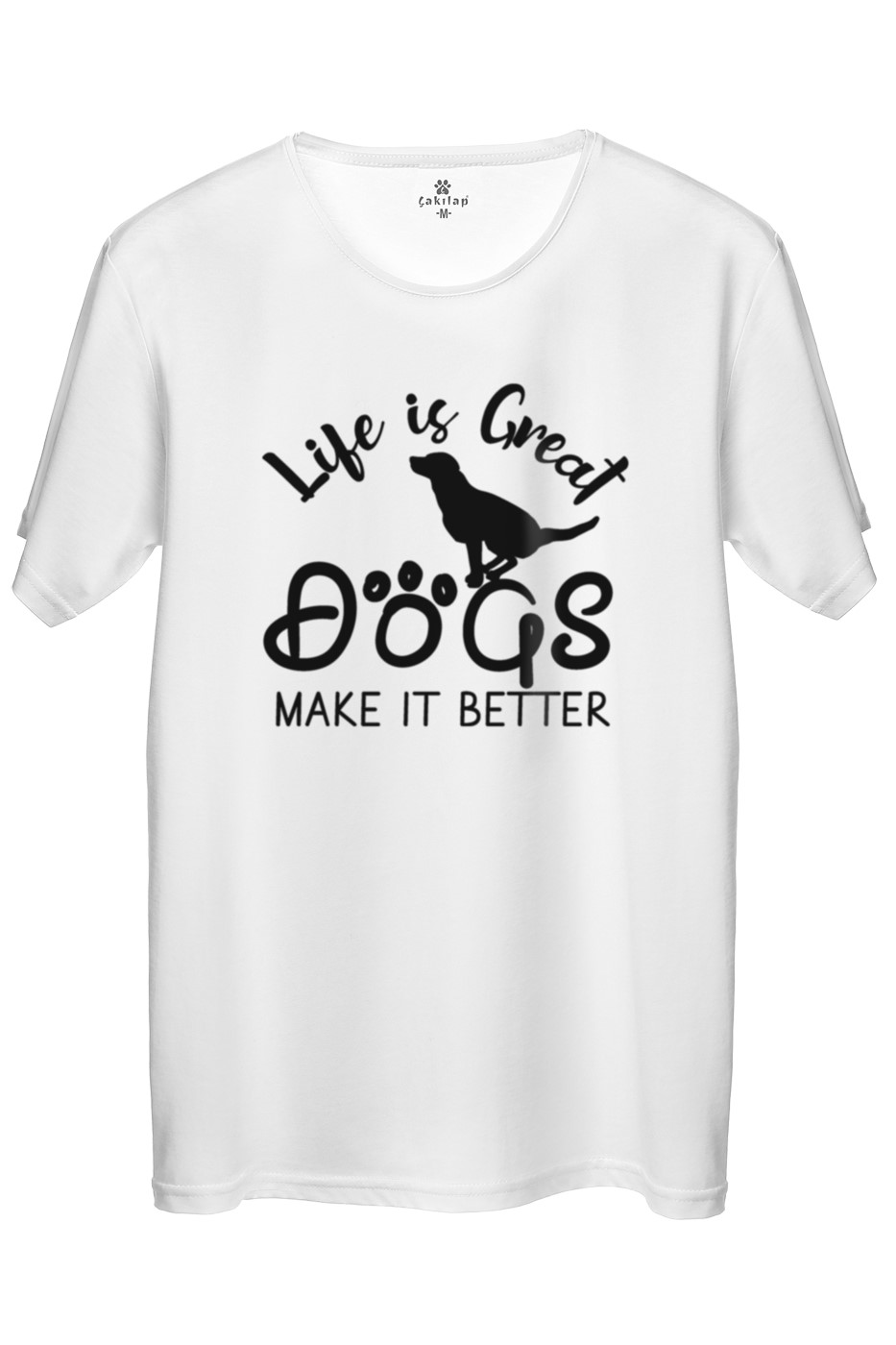 Köpek Baskılı Regular Tişört