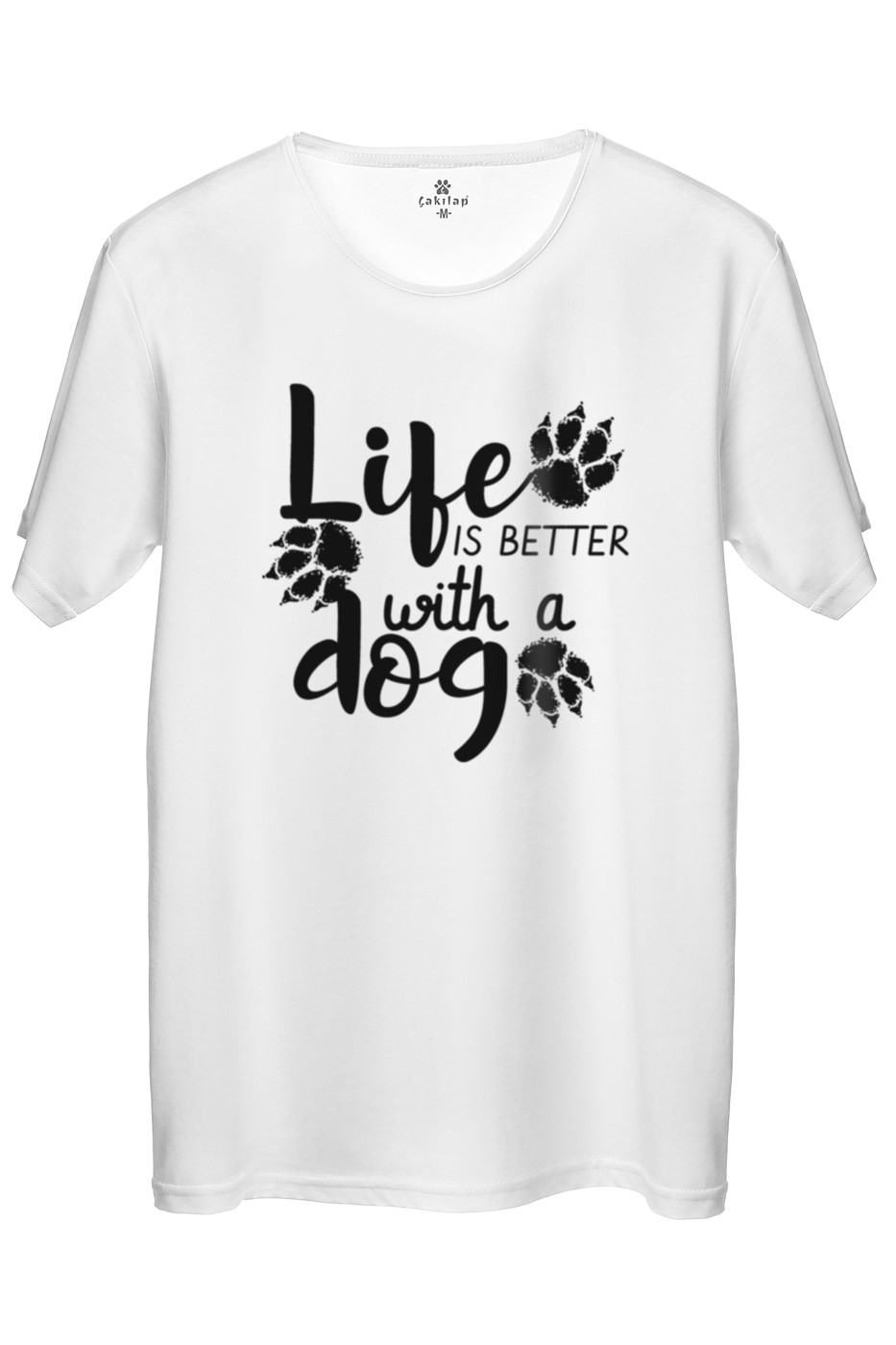 Köpek Baskılı Regular Tişört